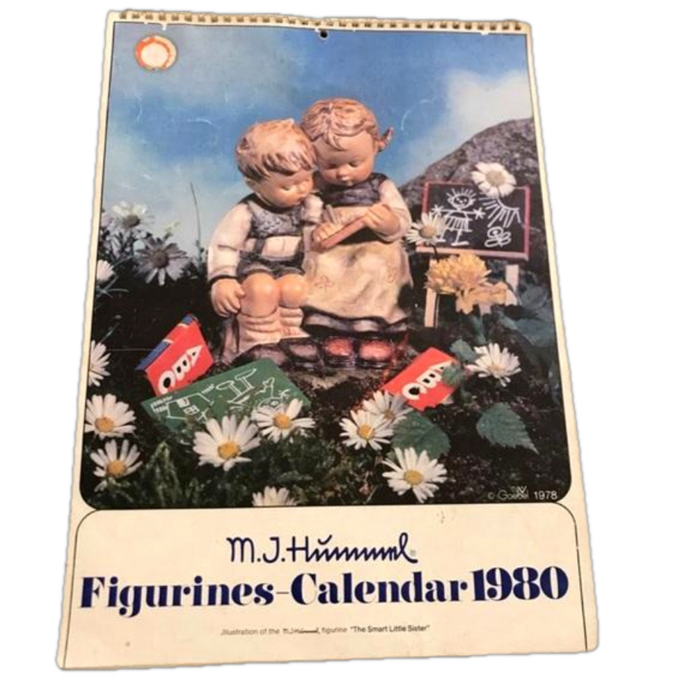 Hummel Figurines Calendar 1980
